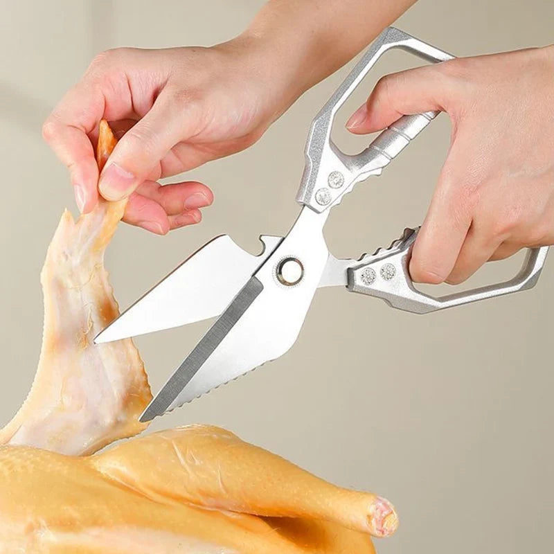 Stainless Steel Kitchen Shears – Chicken, Bone & BBQ Scissors
