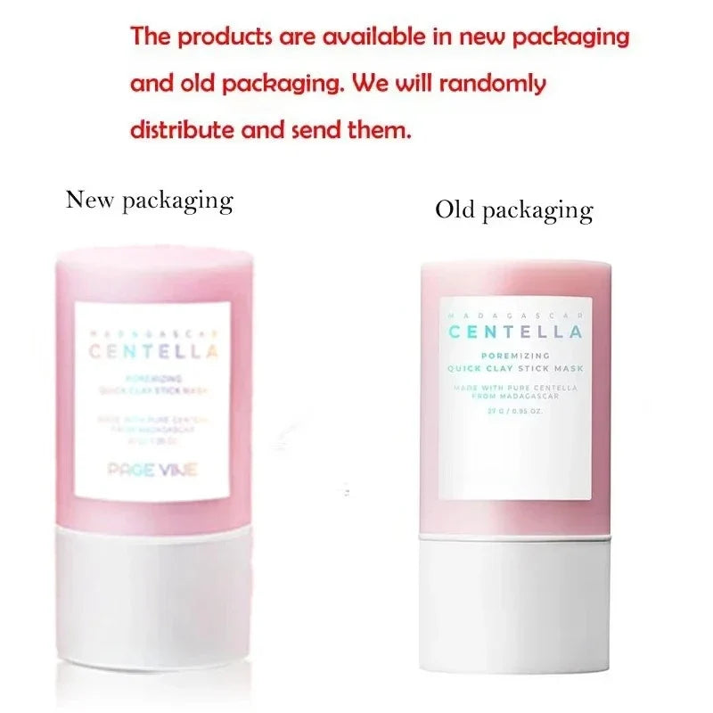 Pink Salt Facial Cleansing Mud Stick Soften Old Keratin Clean Pores