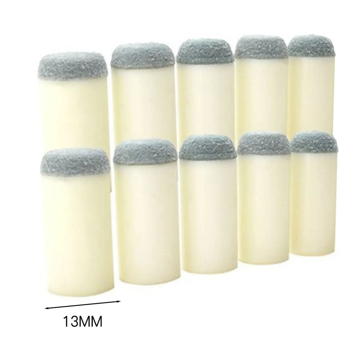 20-Pack Pool Cue Tip Covers | Cowhide Billiard Cue Protectors