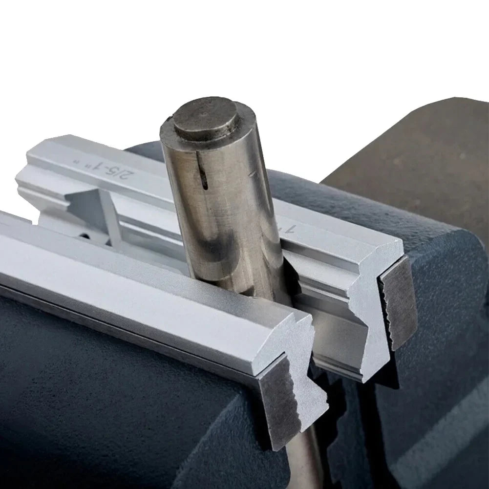 V-Clip CNC Milling Vise Jaws 4–8 Inch Aluminum Alloy | 1 Pair