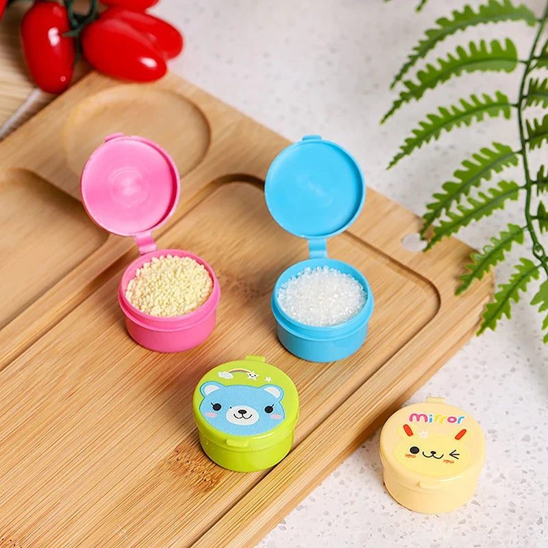 4-Pack Mini Bento Condiment Containers – BPA-Free Sauce Bottles