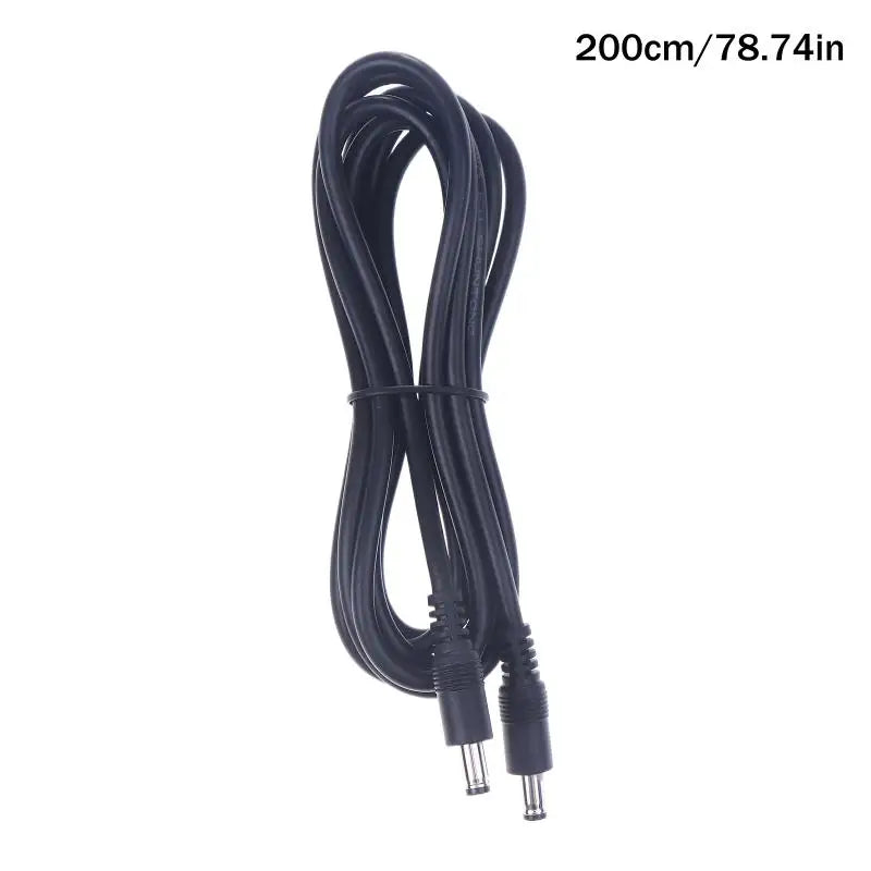 DC5521 Male to Male Power Cable 18AWG – LED & Speaker Adapter