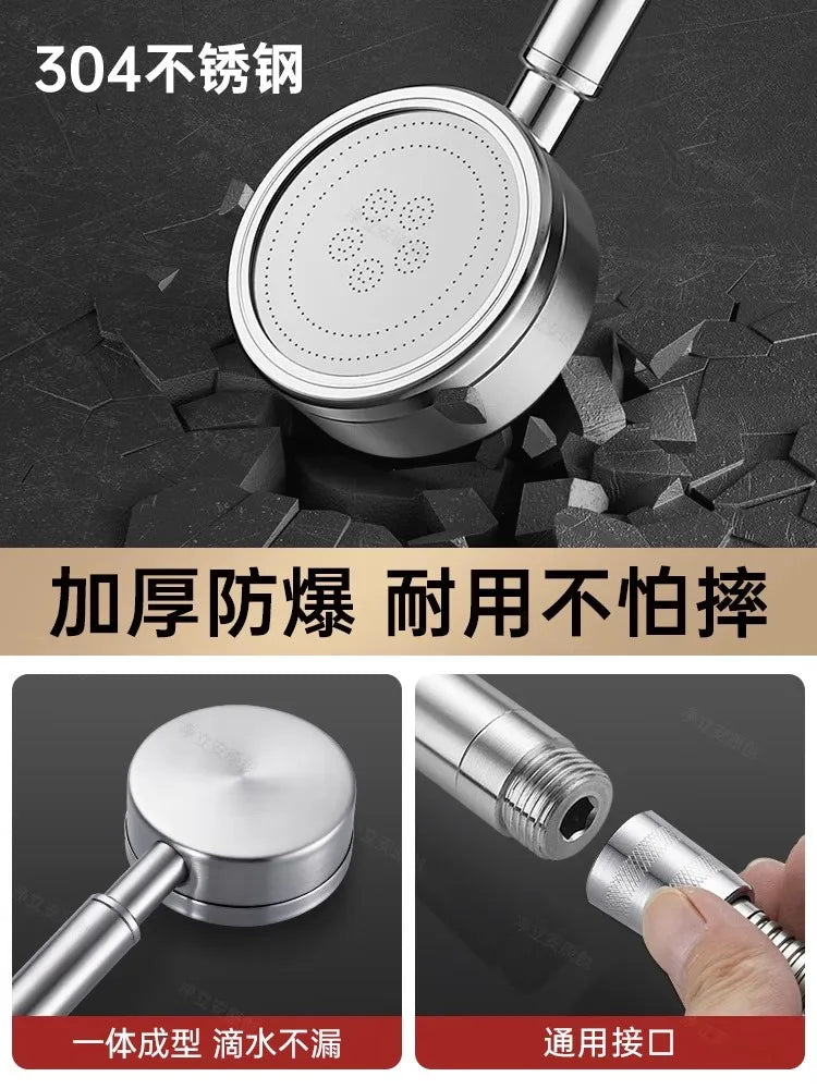 High-Pressure Handheld Shower Head | Water Saving Rainfall Sprayer