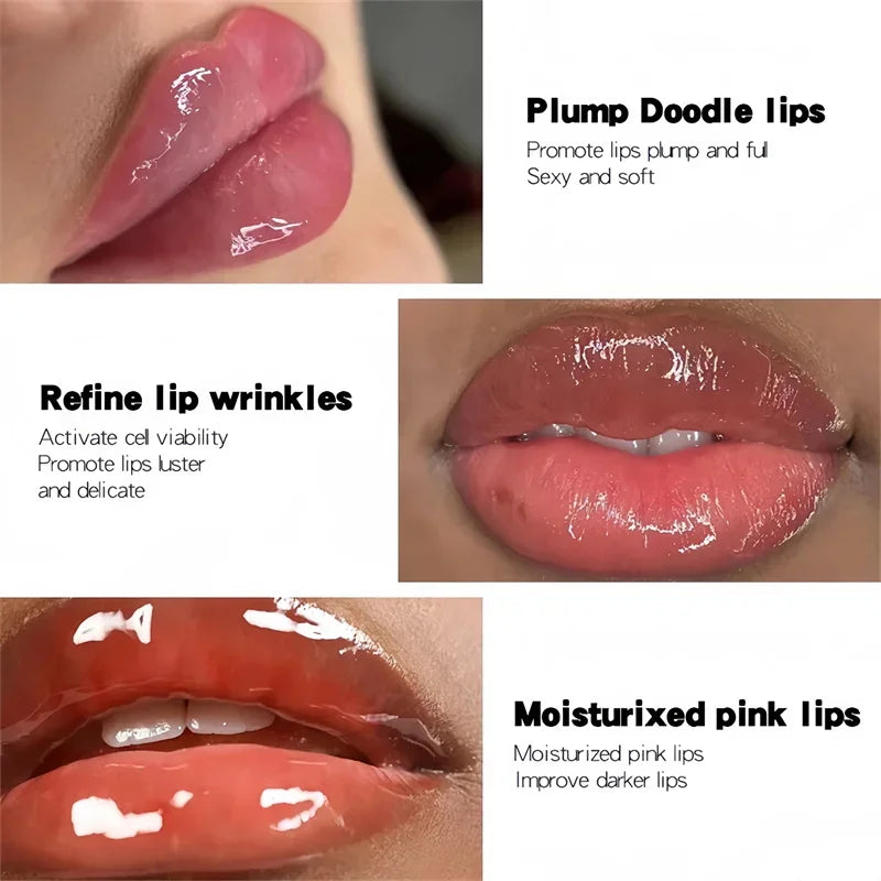 SADOER Glow Tulip Lip Plumper Volume Serum Gloss