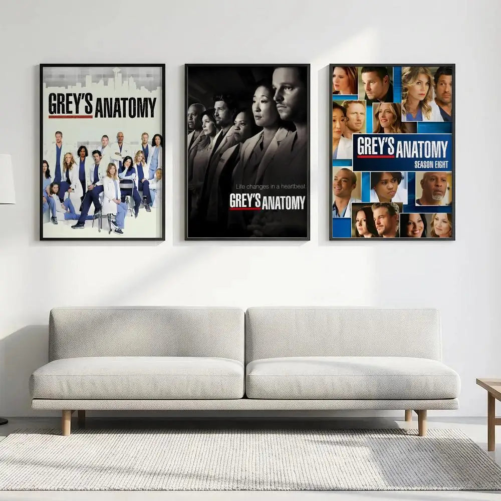 Grey's Anatomy Poster – HD Waterproof Wall Art Print