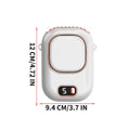 Bladeless Waist Clip Fan – 5-Speed USB Rechargeable Personal Fan