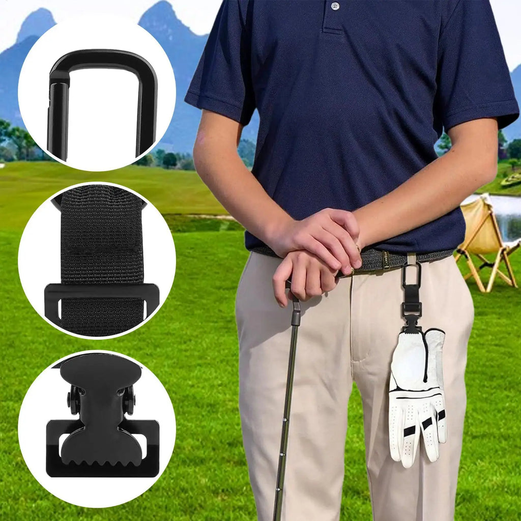 Glove Clip Keeper – Belt Clamp for Work, Golf & Gardening