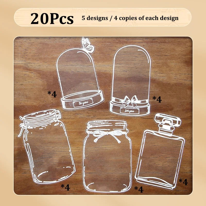 DIY Pressed Flower Bookmark Kit – Clear Transparent Handmade