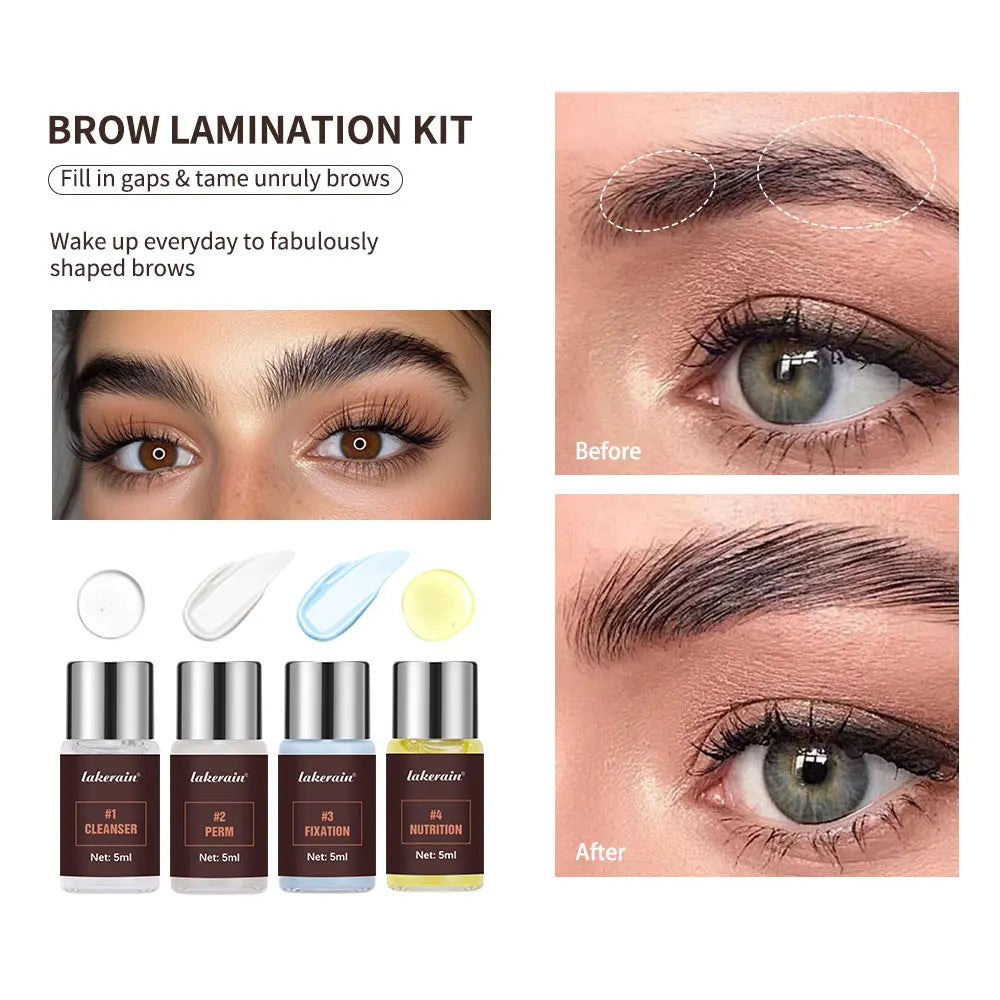 Brow Lamination Kit – Lift, Thicken & Shape Eyebrows at Home