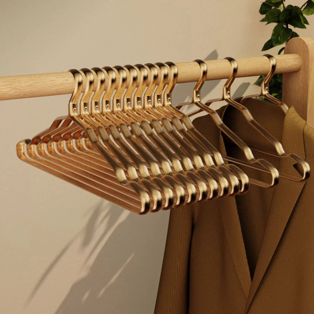 Heavy Duty Metal Clothes Hangers | Smooth Aluminum Coat Hangers