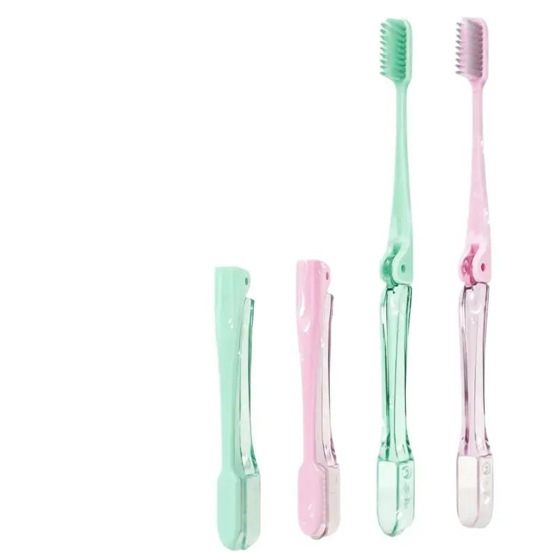 Folding Travel Toothbrush – Portable Mini, Soft Bristles