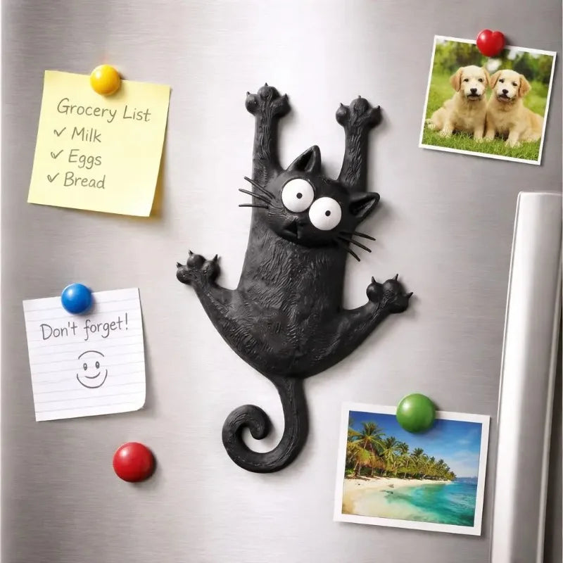 Hang In There Cat Fridge Magnet – Cute Magnetic Decor