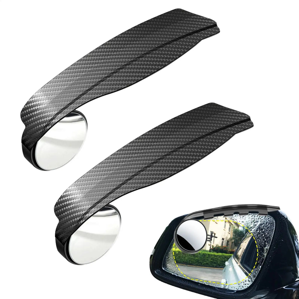 2-in-1 Blind Spot & Rain Eyebrow Wide Angle Car Mirror