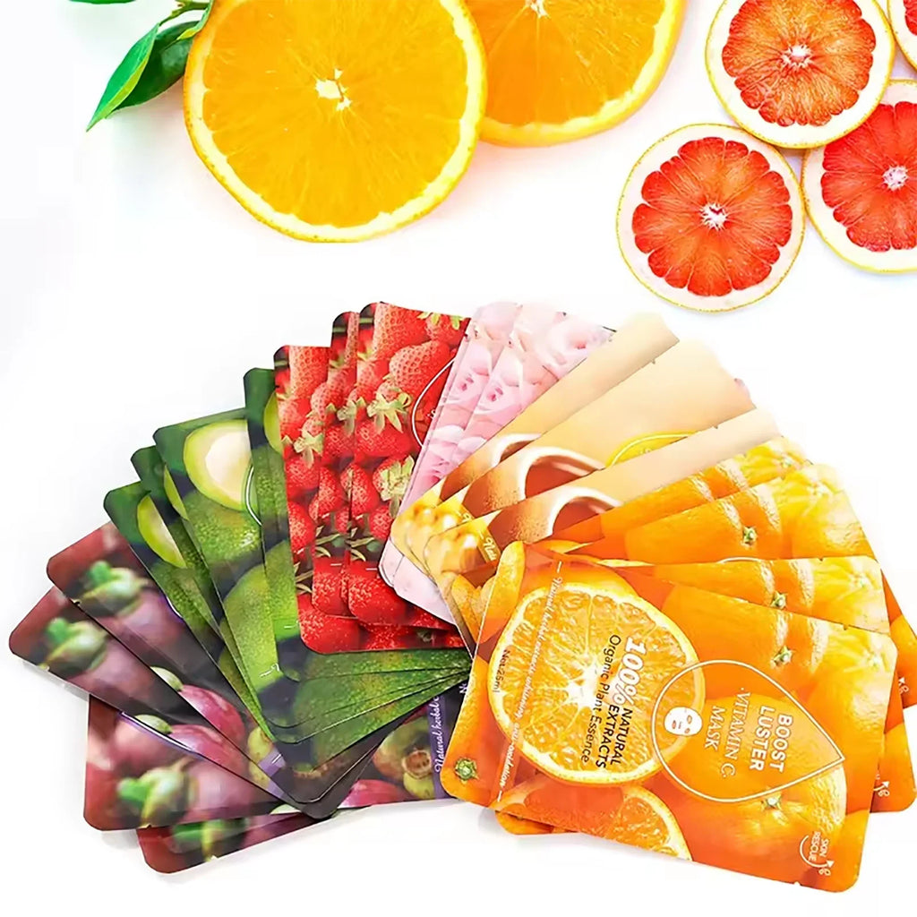 AILKE Vitamin C & Hyaluronic Acid Brightening Sheet Mask 10pc
