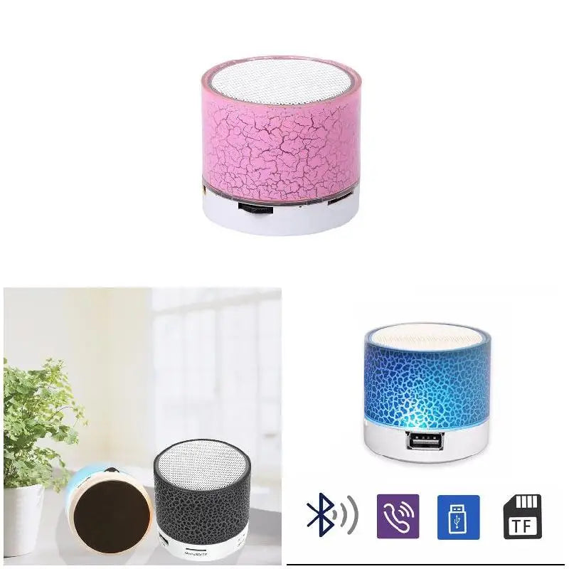 AyeBeau A9 Mini Portable Bluetooth Speaker | LED, MP3 & AUX