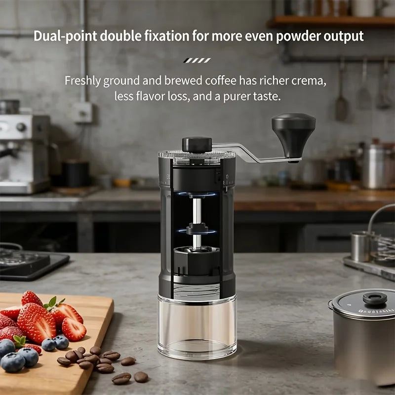 Manual Conical Coffee Grinder – 40 Settings, Portable, 35g