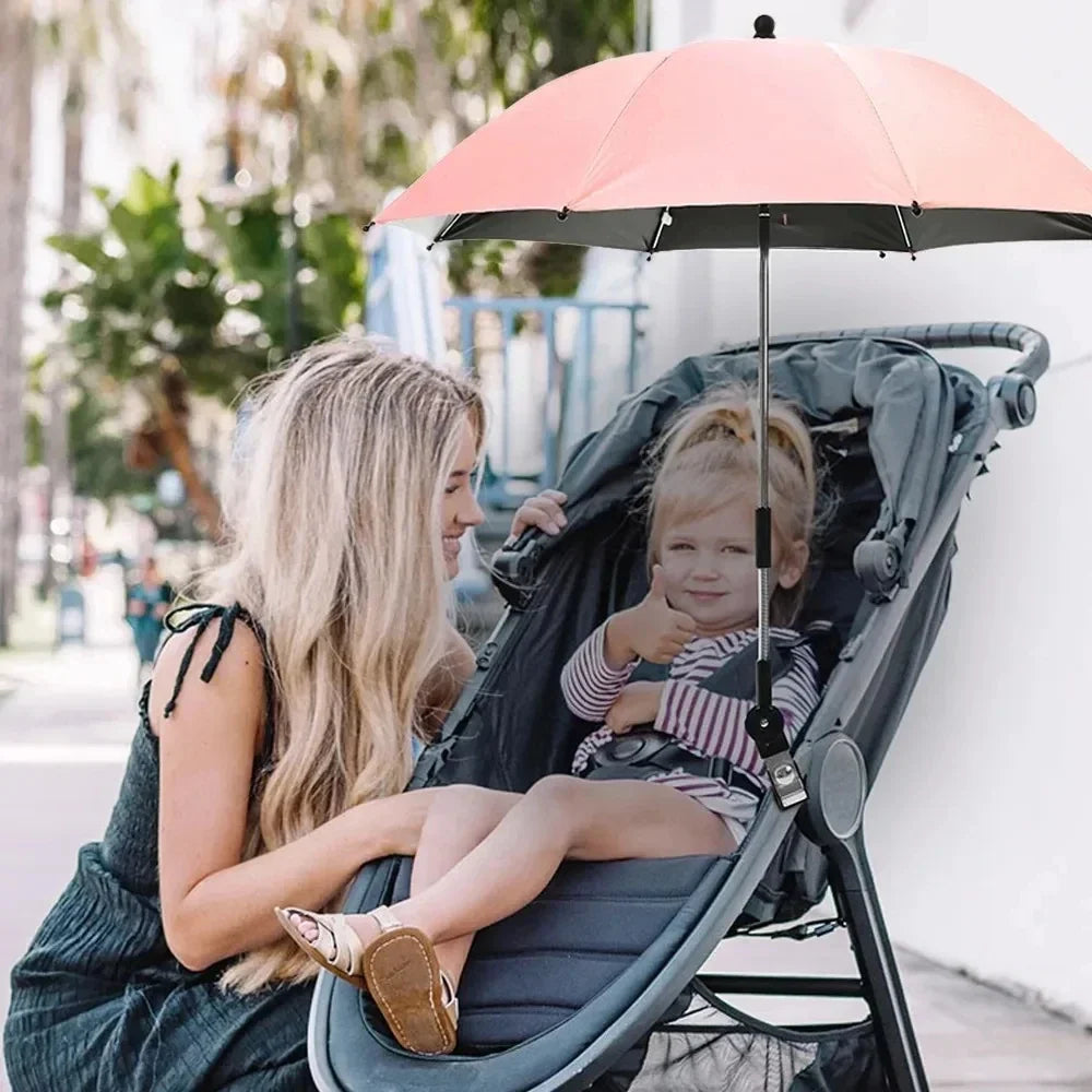 Baby Stroller Sunshade Canopy – 360° UV & Rain Cover