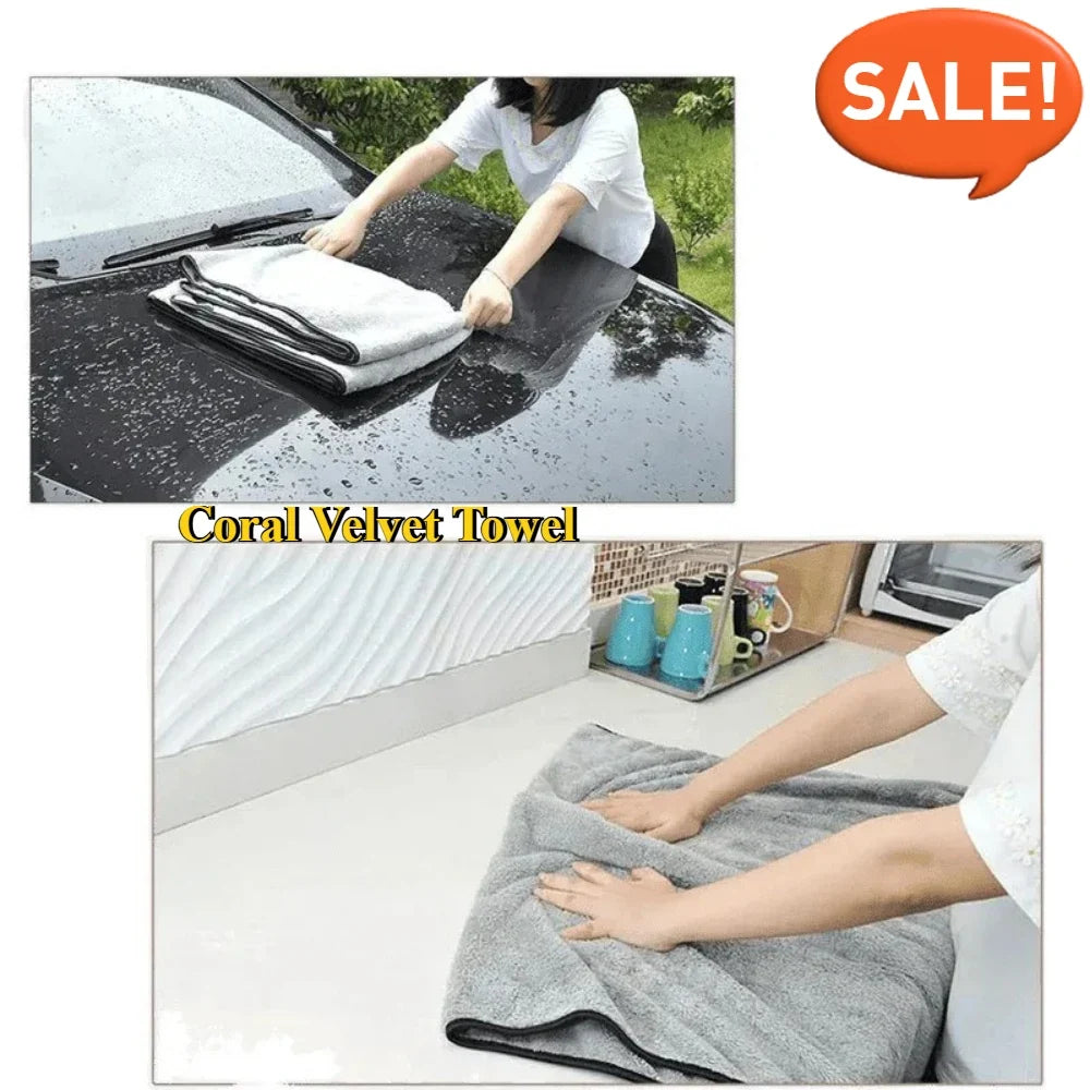 Large Microfiber Towels – Absorbent Cloths for Car & Home