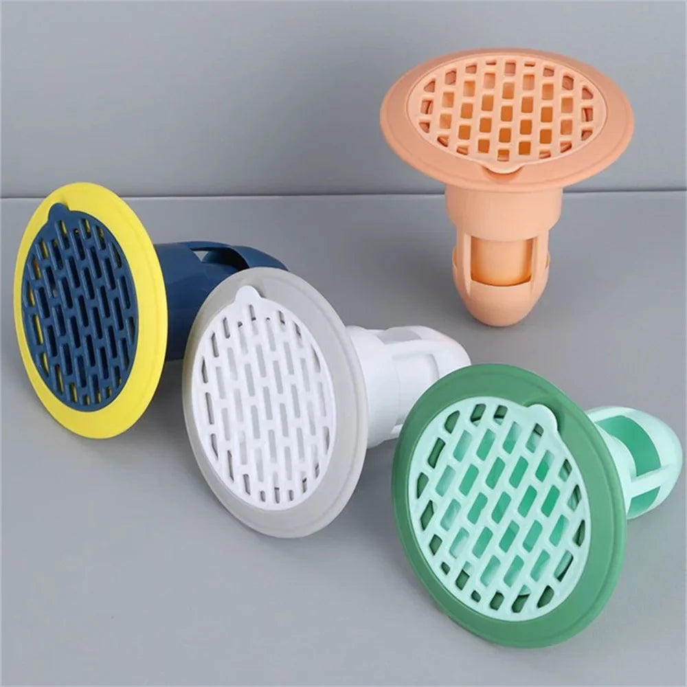 Bath Shower Floor Drain Strainer Cover Plug Trap Silicone Anti-odor