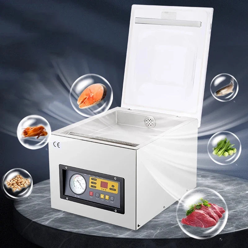 Commercial Vacuum Sealer Machine – Dry/Wet Food Packaging