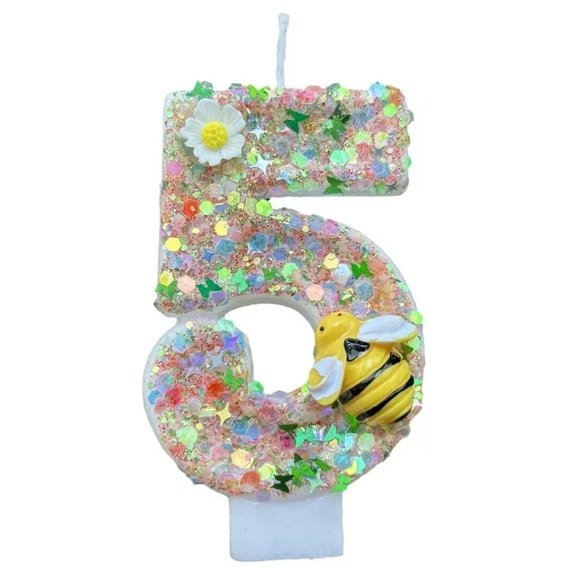 Party 0-9 Number Digital Birthday Candle Cake Decoration Year's Eve