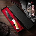 Damascus Curved Boning Knife | Stainless Steel Fruit & Meat Knife