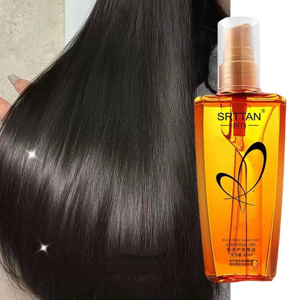 Moroccan Argan Oil Hair Serum 80ml – Frizz, Split Ends & Shine