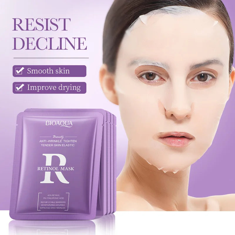 BIOAQUA 10-Pack Snail Hyaluronic Acid Retinol Face Masks
