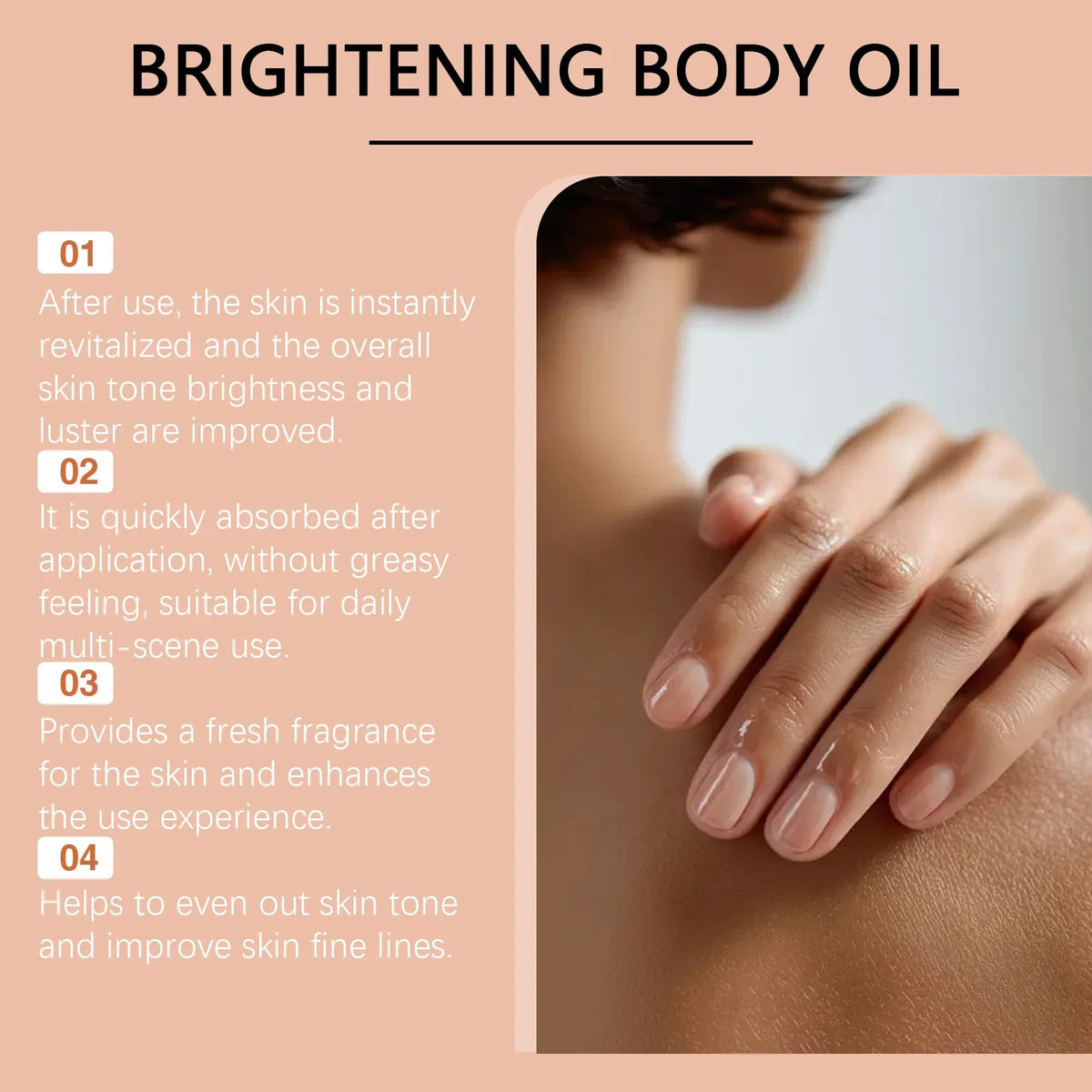 Vitamin C Body Oil – Turmeric & Rosehip Brightening 100ml