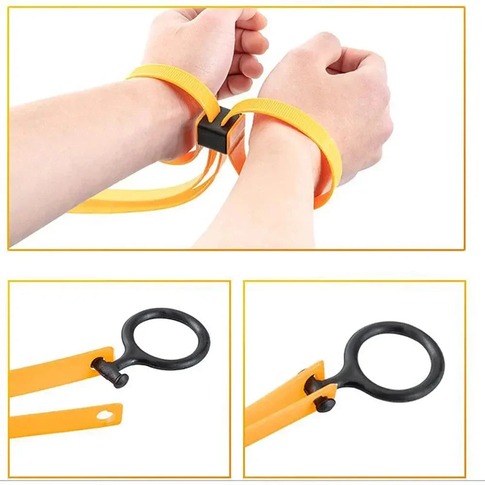 Tactical Plastic Cable Tie Strap Handcuffs War Battle Agent Police CS