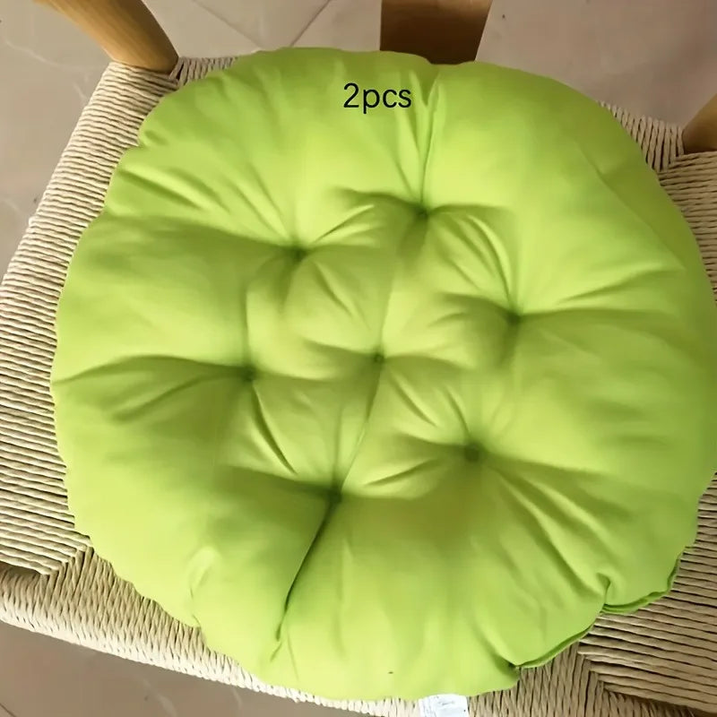 Thickened Round Chair Cushions Seat Pad Office Garden Living Room