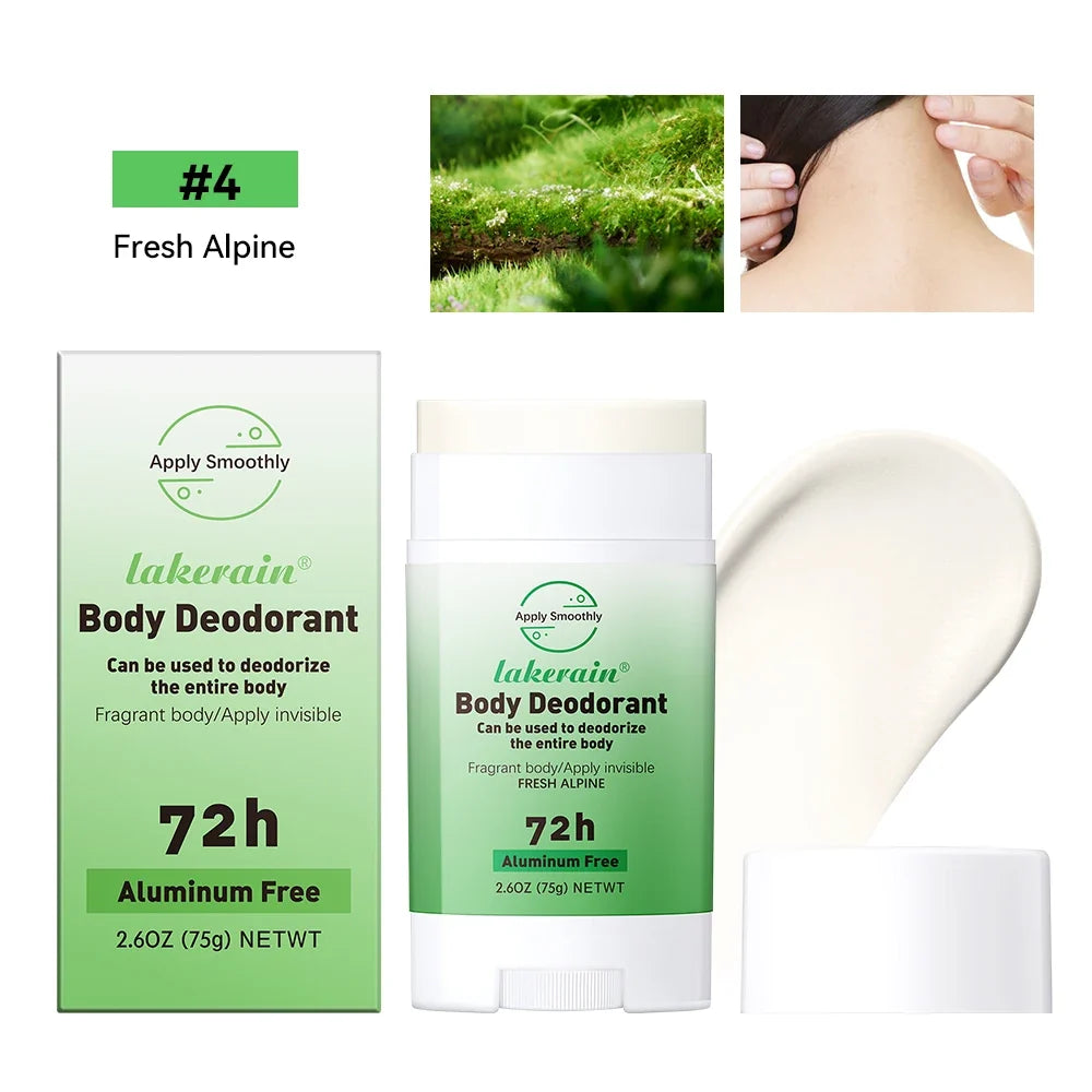 72-Hour Whole Body Deodorant Cream – Aluminum-Free Invisible Stick