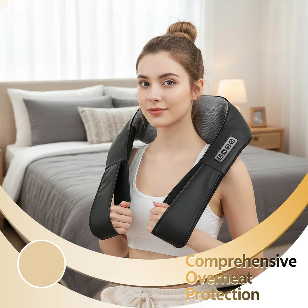 Warm Compress Kneading Neck & Shoulder Massager | Full Body