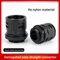 10-Pack Nylon Corrugated Tube Connectors | Conduit Glands AD13–AD34