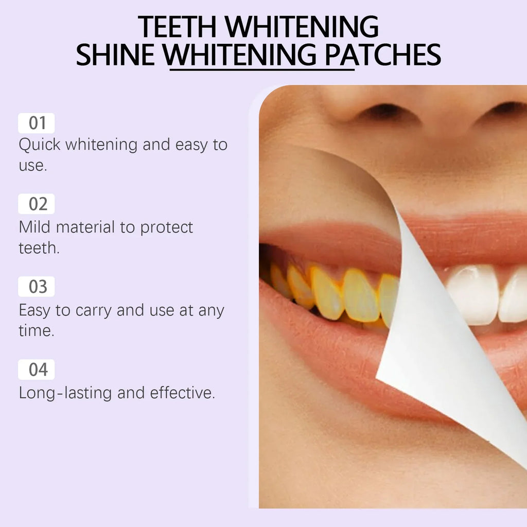 Purple Teeth Brightening Strips – Colour Correcting Oral Care
