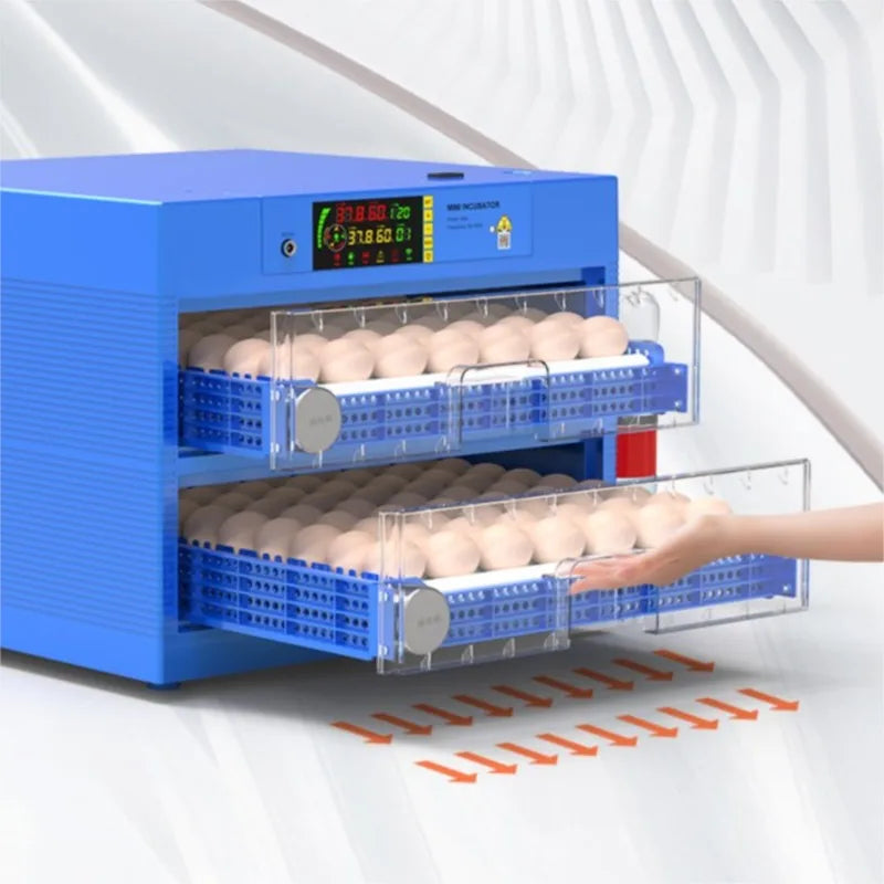 132-Egg Automatic Incubator – Chicken, Duck, Quail & Goose