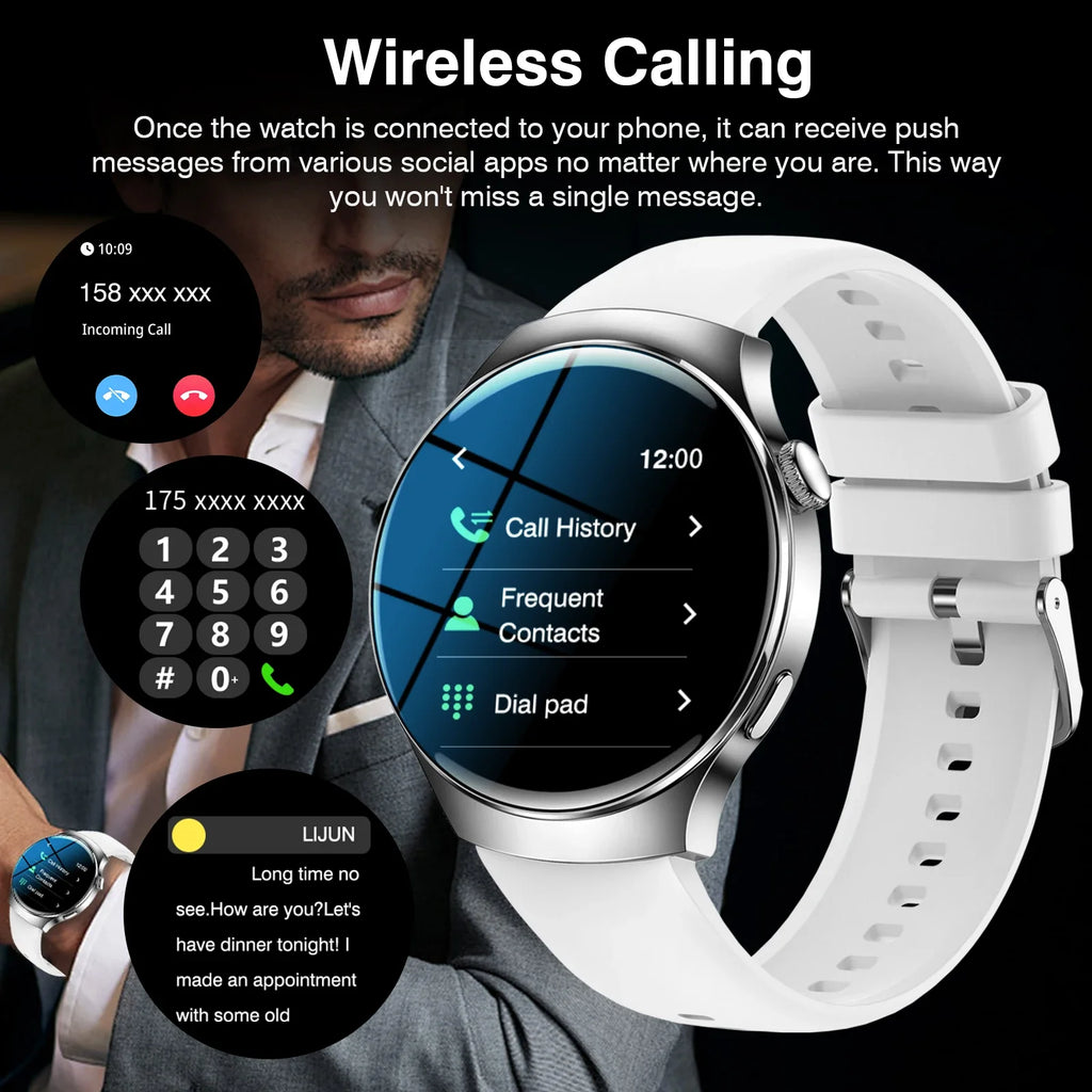 LOMAXFR HD Touch Smart Watch – Calls, Music & Fitness Tracker