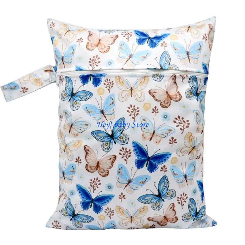 Foldable Baby Diaper Bag | Cartoon Print Stroller Pack