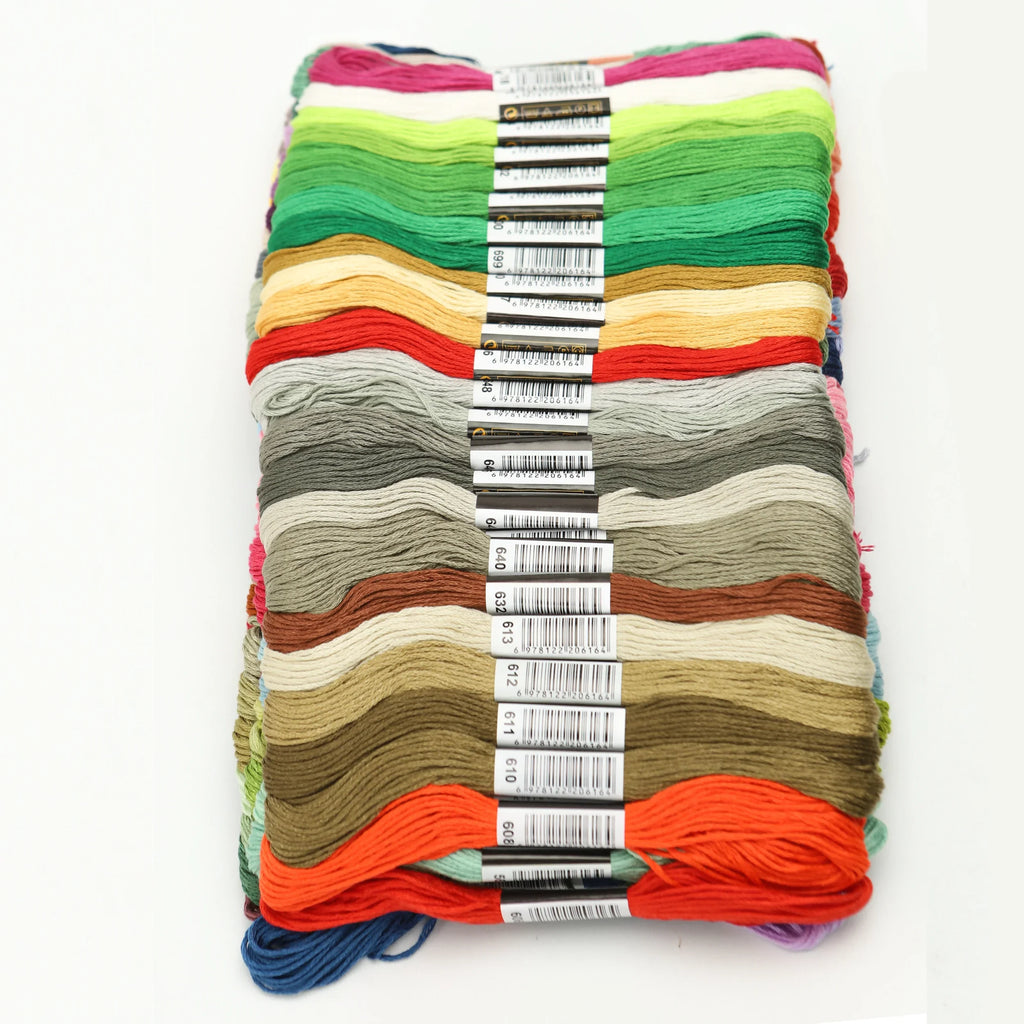 Cross Stitch Embroidery Floss Set – 50–447 Skeins, 8M Each