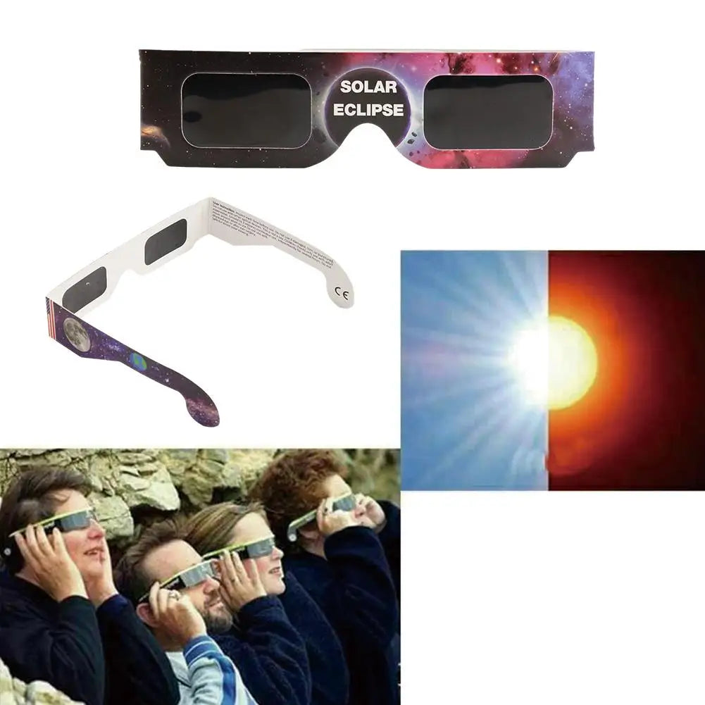 Solar Eclipse Glasses for Kids & Adults | Safe Paper Eyewear