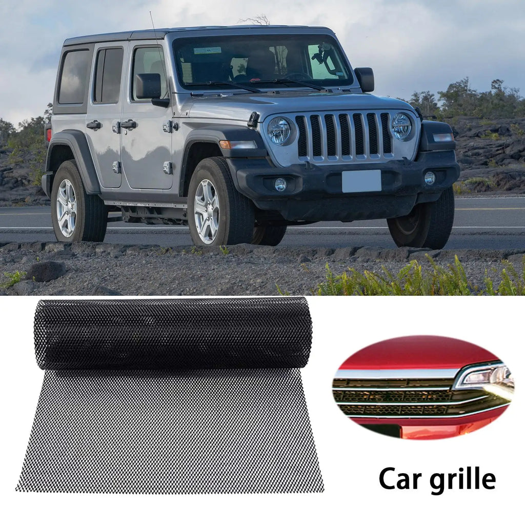 Universal Aluminum Mesh Car Radiator Grille Front Bumper Modified