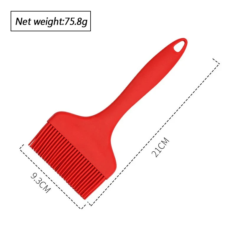 Silicone BBQ Basting Brush – Heat Resistant, Food-Grade Oil Brush