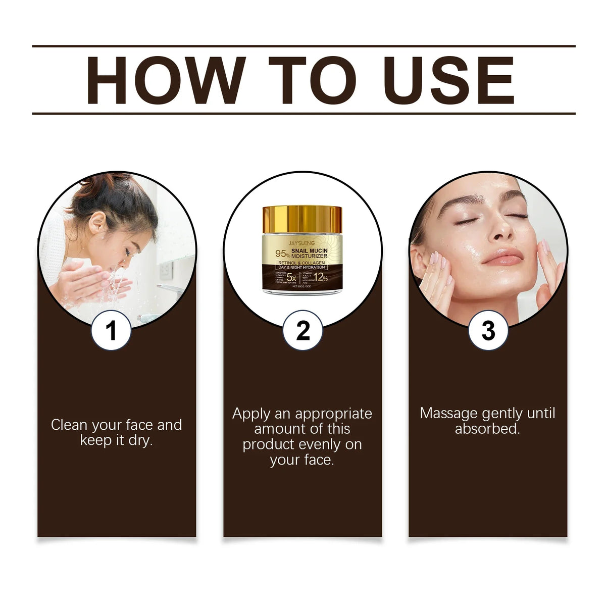 Jaysuing Snail Collagen Anti-Aging Moisturizing Cream 60g