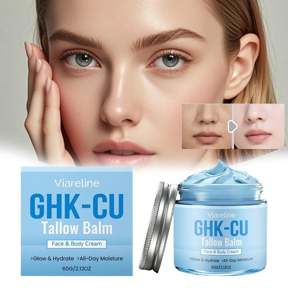 GHK-Cu Copper Peptide Blue Cream – Collagen & Hydration