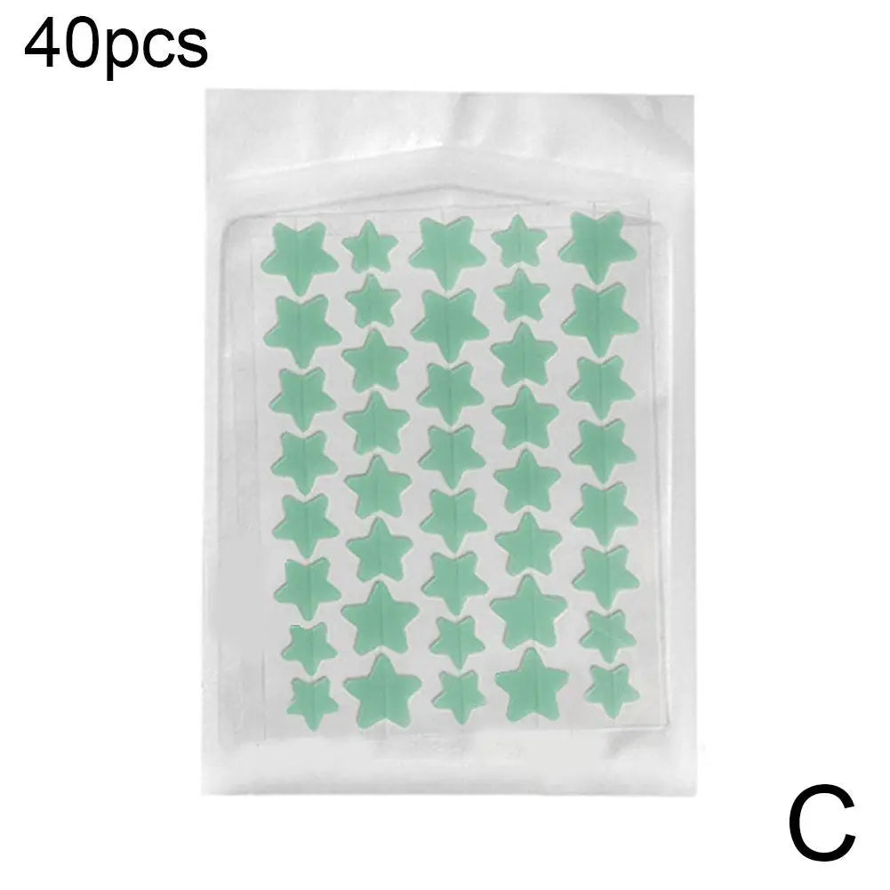 Star & Heart Acne Pimple Patches – 35/40 Pack Invisible Cover