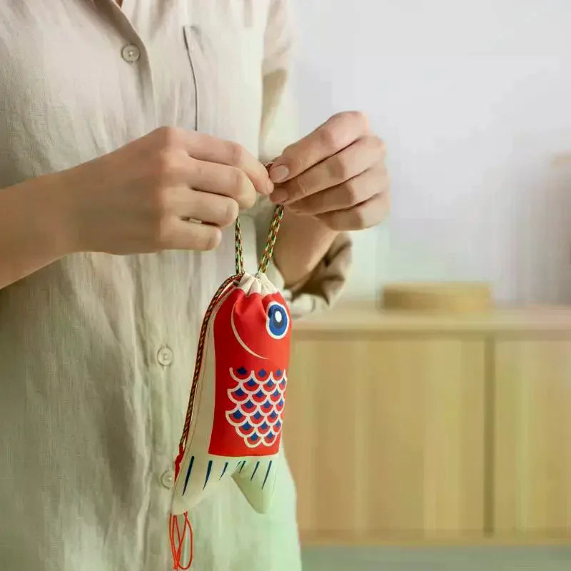 Koi Carp Lucky Pouch – Hanfu Sachet Coin Purse Pendant Bag