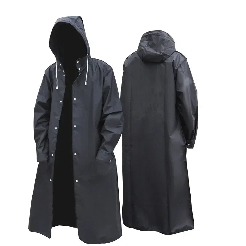 Waterproof EVA Rain Poncho – Unisex Hiking & Outdoor Raincoat