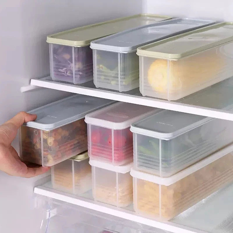 Rectangular Plastic Food Storage Container – Airtight Fridge Box