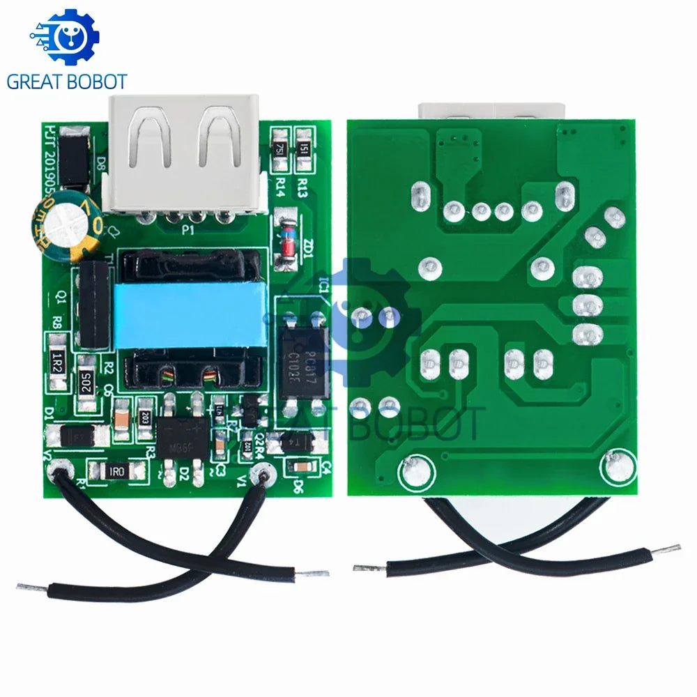 USB Buck Converter Module – 12V–72V to 5V 1A Isolated DC Power Supply