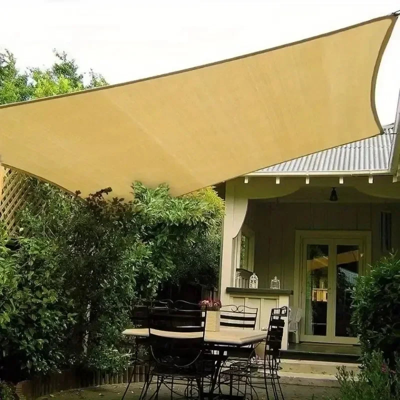 200x400cm Beige HDPE Outdoor Shade Net – Heat Insulation Cloth